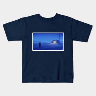 Winter Hideout Kids T-Shirt